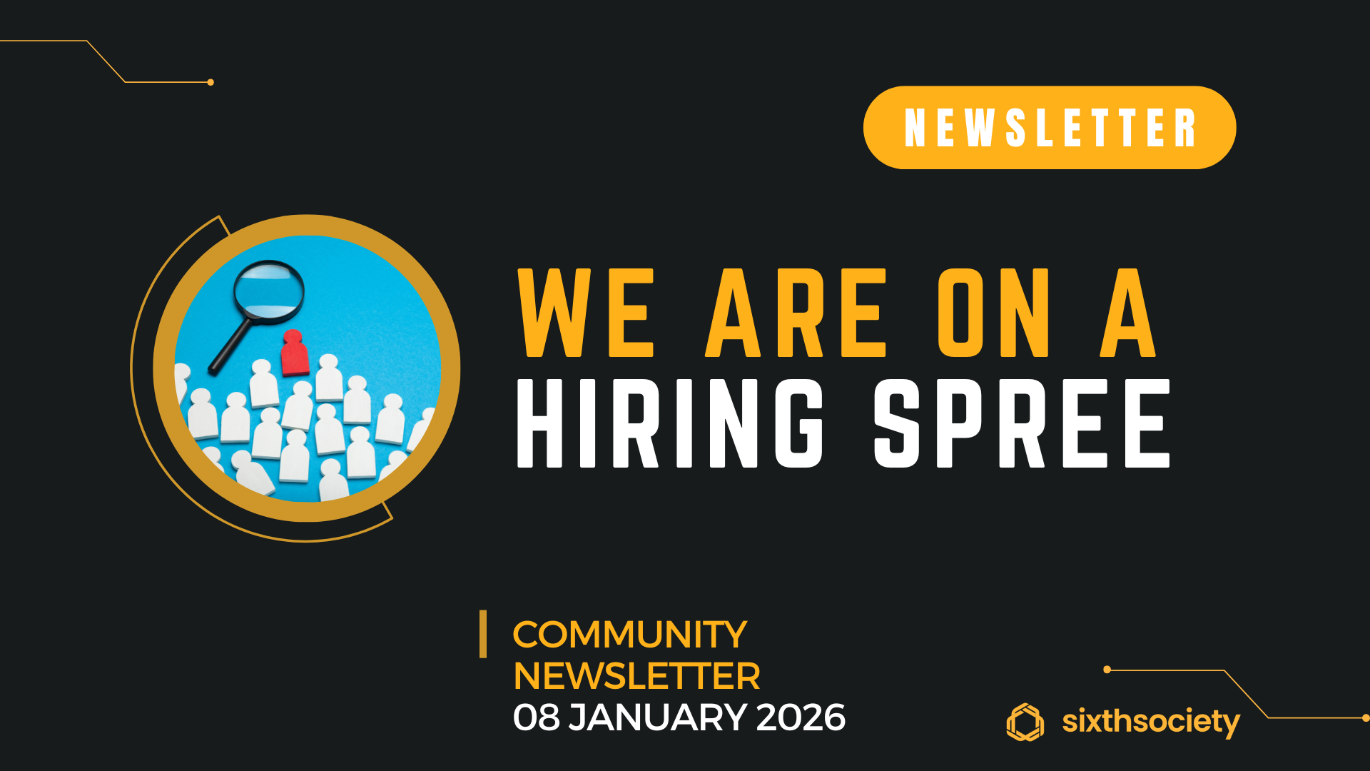 We are on a hiring spree